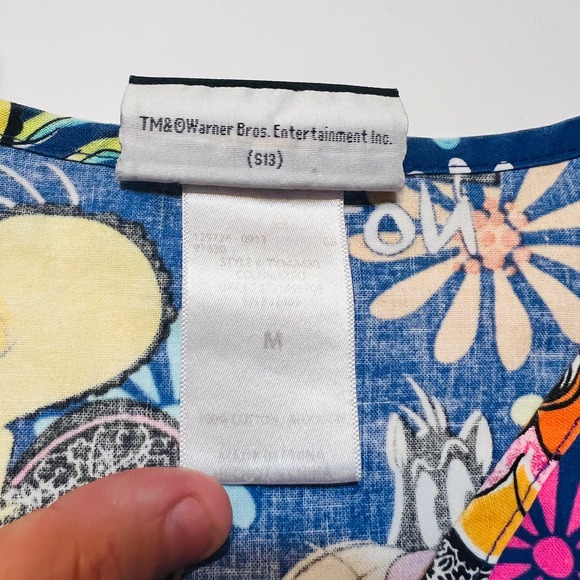 Looney Tunes Tweety Sabastian med blue background medical office childcare vet - Picture 4 of 11